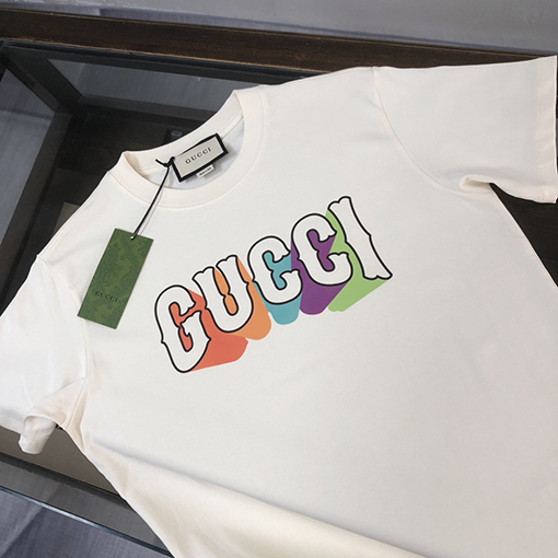 グッチ  新しいラウンドネック半袖Tシャツ