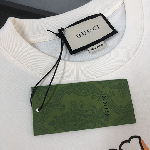 グッチ  新しいラウンドネック半袖Tシャツ