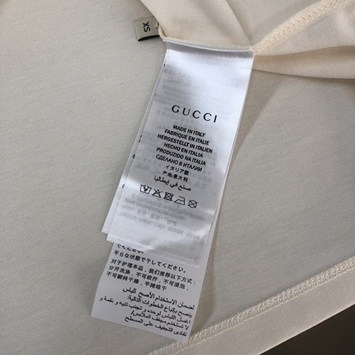 グッチ 新しいロゴパターンプリント技術デザイン半袖Tシャツ