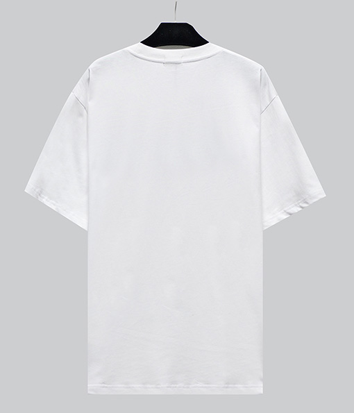 フェンディ 胸ポケットロゴプリントラウンドネック半袖Tシャツ