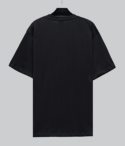 フェンディ 胸ポケットロゴプリントラウンドネック半袖Tシャツ