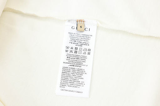 グッチ 新しい両眼球アルファベット柄半袖Tシャツ