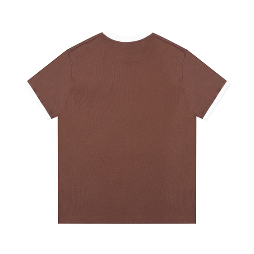 グッチ 新しいパッチワーク文字ロゴ刺繍パターン半袖Tシャツ
