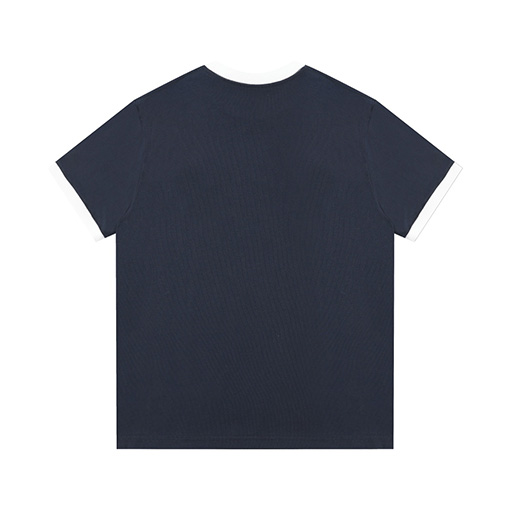 グッチ 新しいパッチワーク文字ロゴ刺繍パターン半袖Tシャツ