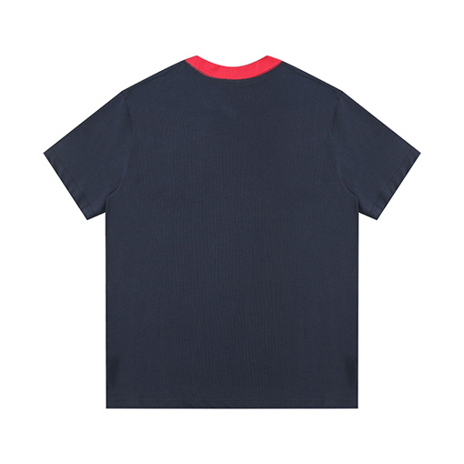 グッチ 新しいチェリーレターパッチ刺繍パターン半袖Tシャツ