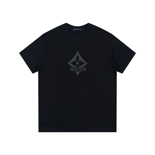 ルイヴィトン 新しいプリントラウンドネック半袖Tシャツ