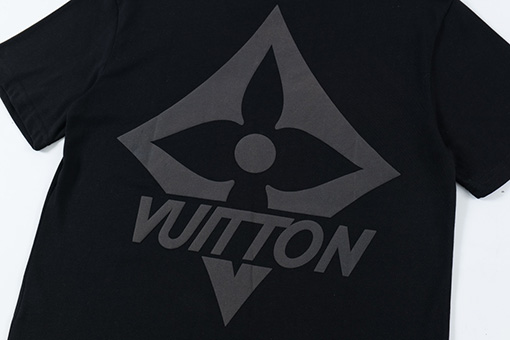ルイヴィトン 新しいプリントラウンドネック半袖Tシャツ