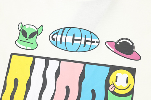 グッチコピー 新しいエイリアンUFOパターン半袖Tシャツ