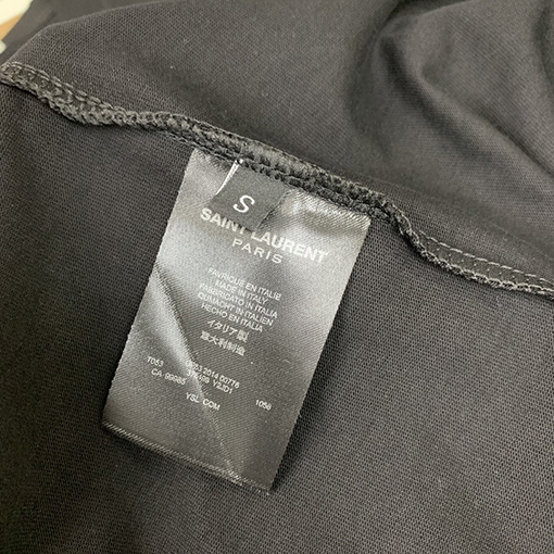 サンローランコピー 新しい立体ロゴ半袖Tシャツ