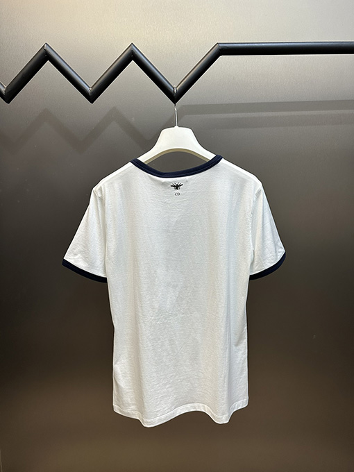 ディオール 五角星プリント半袖Tシャツ
