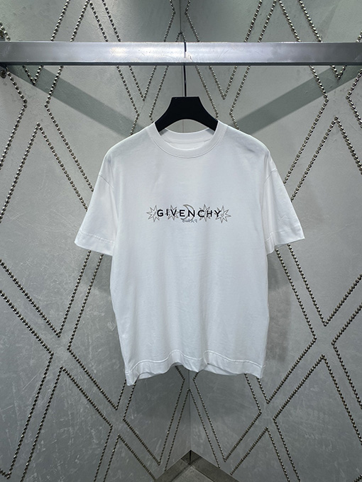 ジバンシイスーパーコピーロゴプリント文字半袖Tシャツ