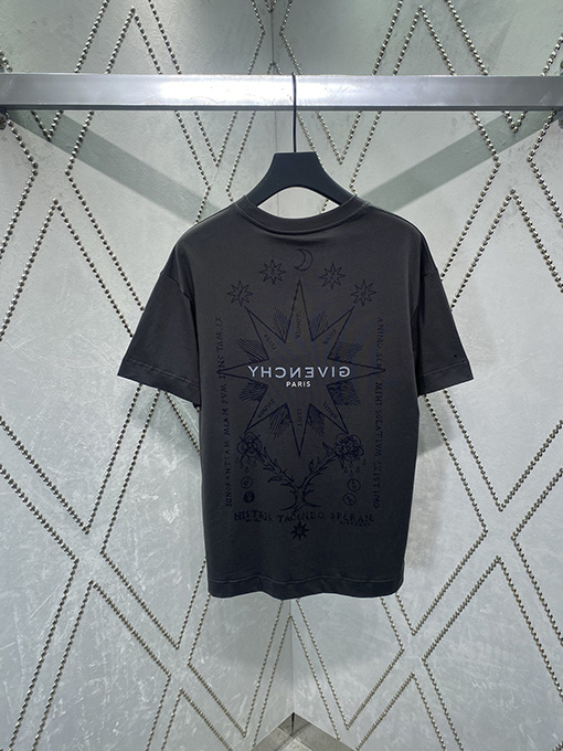 ジバンシイスーパーコピーロゴプリント文字半袖Tシャツ