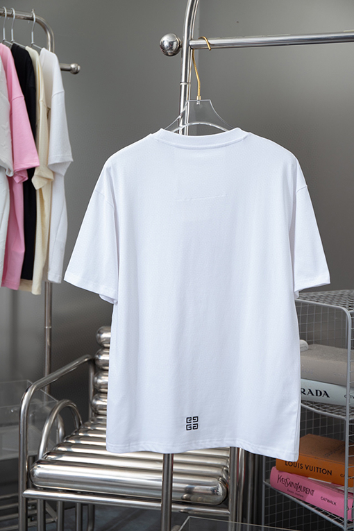 ジバンシイコピー サイケデリックプリントラウンドネック半袖Tシャツ