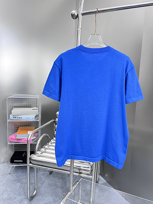 ルイヴィトン アルファベットロゴ編み半袖Tシャツ