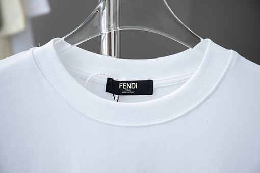 フェンディ ダブルプリントカラフルダブルF半袖Tシャツ