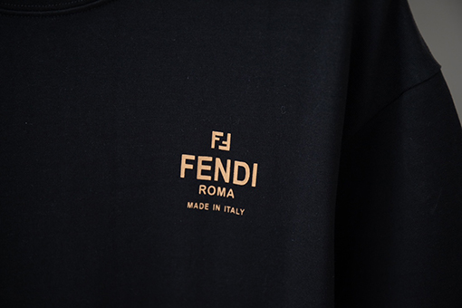 フェンディ ダブルプリントカラフルダブルF半袖Tシャツ