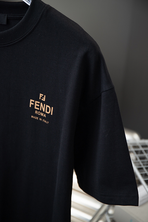 フェンディ ダブルプリントカラフルダブルF半袖Tシャツ