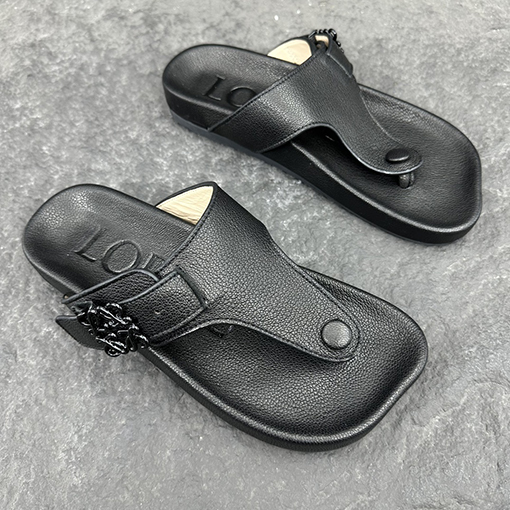 ロエベスーパーコピー シープレザー つま先サンダル