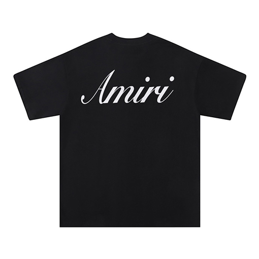 アミリスーパーコピー ルーズクラシックアルファベット半袖クルーネックTシャツ