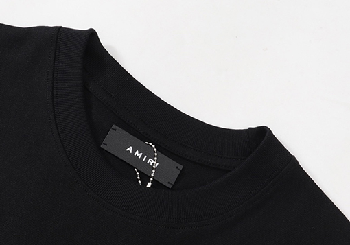 アミリスーパーコピー ルーズクラシックアルファベット半袖クルーネックTシャツ