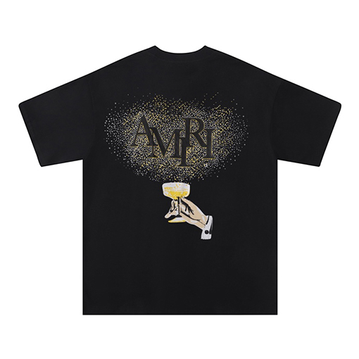 アミリスーパーコピー アルファベット半袖Tシャツ