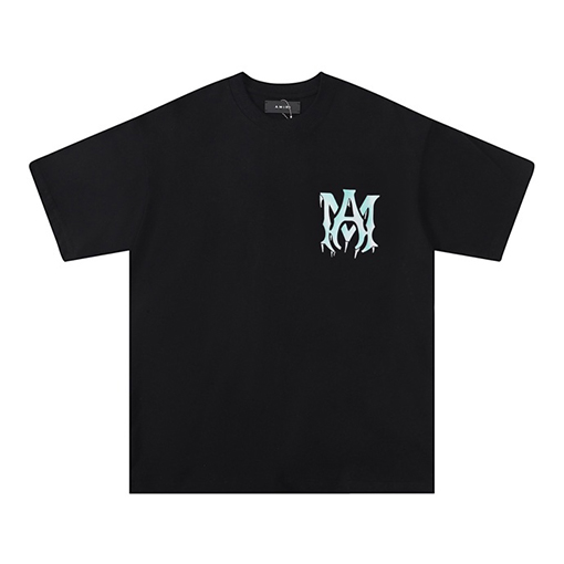 アミリ アルファベットのクルーネックTシャツ