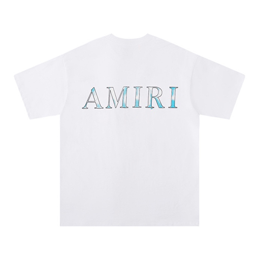 アミリ アルファベットのクルーネックTシャツ
