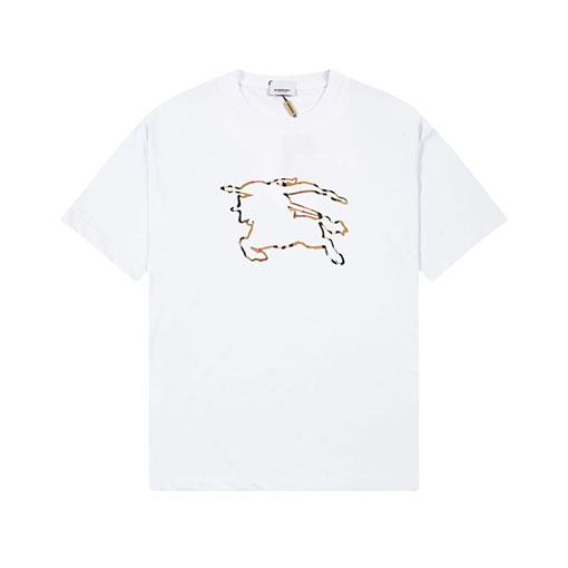 バーバリーコピー プリントロゴ半袖Tシャツ