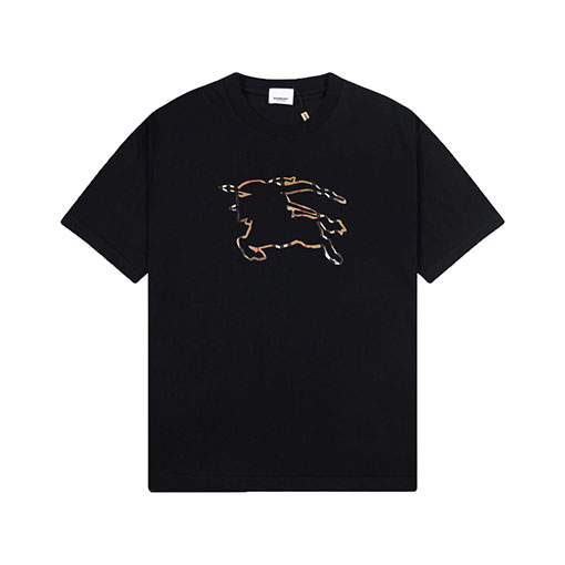 バーバリーコピー プリントロゴ半袖Tシャツ