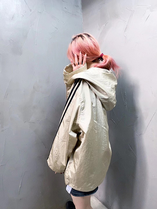 Balenciaga X Adidas アルファベットロゴジッパースポーツジャケットウインドブレーカー