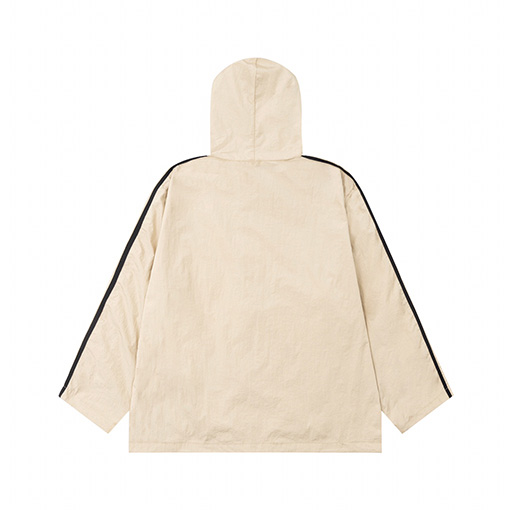 Balenciaga X Adidas アルファベットロゴジッパースポーツジャケットウインドブレーカー