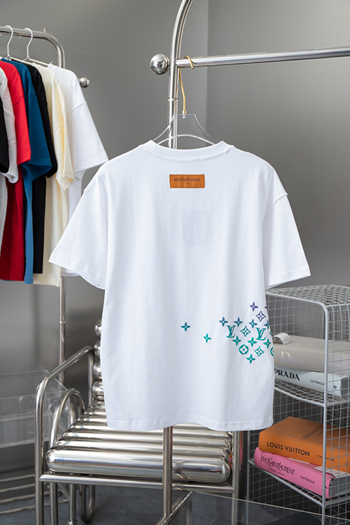 ルイヴィトンコピー 新しい グラデーション半袖Tシャツ