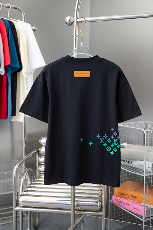 ルイヴィトンコピー 新しい グラデーション半袖Tシャツ