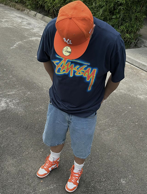 ステューシーコピー  サーマルプリントTシャツ