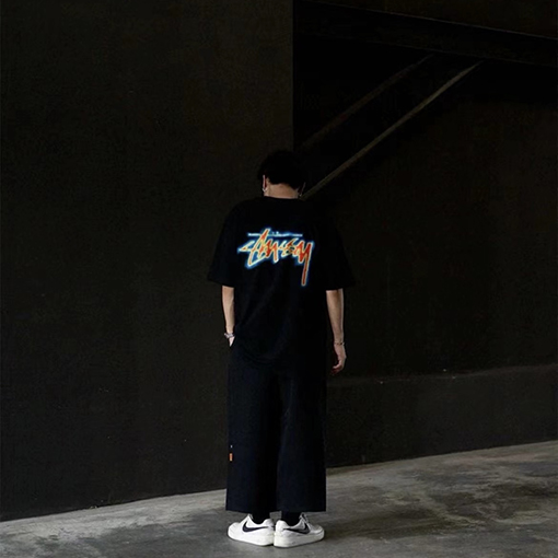 ステューシーコピー  サーマルプリントTシャツ