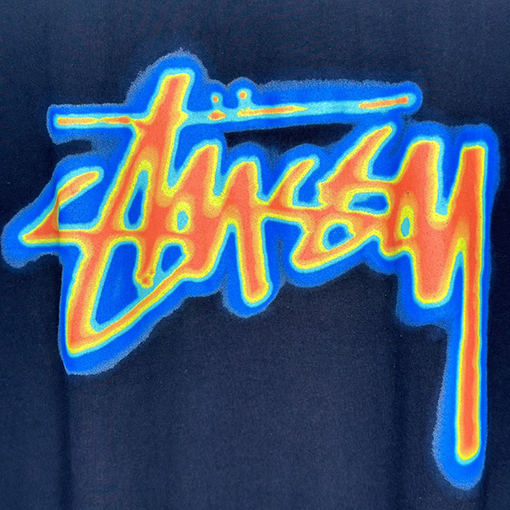 ステューシーコピー  サーマルプリントTシャツ