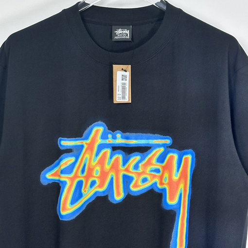 ステューシーコピー  サーマルプリントTシャツ