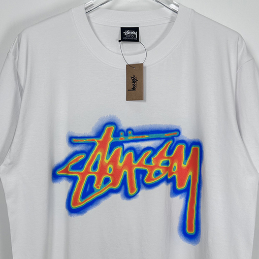 ステューシーコピー  サーマルプリントTシャツ