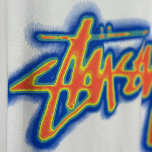 ステューシーコピー  サーマルプリントTシャツ