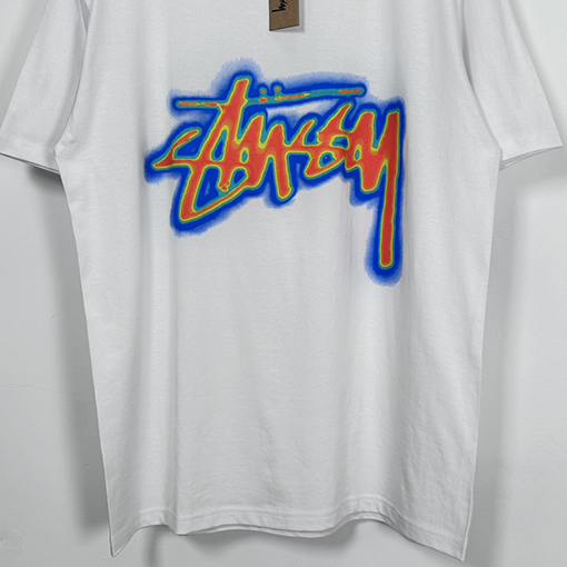 ステューシーコピー  サーマルプリントTシャツ