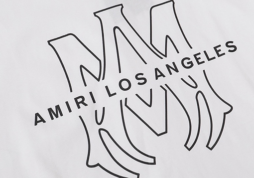 アミリスーパーコピー ゆったりとしたクラシックなアルファベット半袖Tシャツ