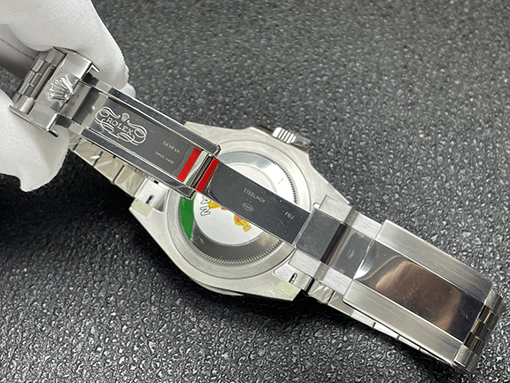 ロレックスコピー   ブラックグレー ダンダン ハンド 腕時計
