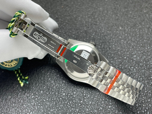 ロレックスコピー  GS31 シルバーグレー ダイヤモンド ログ 時計