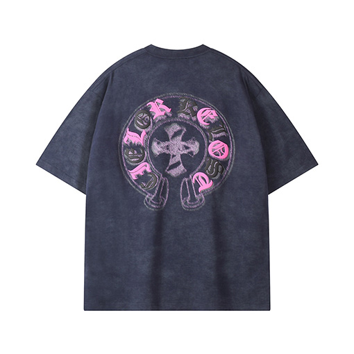 クロムハーツ クラシックトレンドファッション半袖Tシャツ