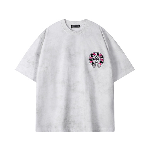 クロムハーツ クラシックトレンドファッション半袖Tシャツ