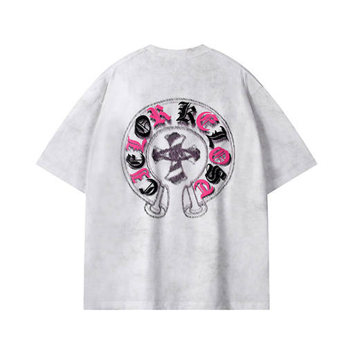 クロムハーツ クラシックトレンドファッション半袖Tシャツ