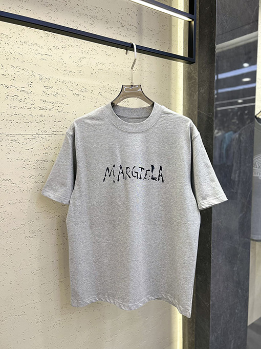 マルタンマルジェラ プリント文字ロゴ半袖Tシャツ