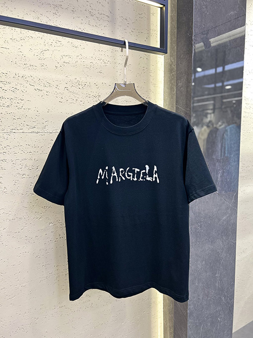 マルタンマルジェラ プリント文字ロゴ半袖Tシャツ