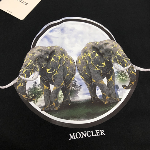 モンクレール 新しいメンズクルーネック半袖カップルTシャツ