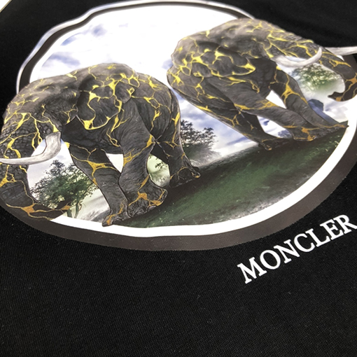 モンクレール 新しいメンズクルーネック半袖カップルTシャツ